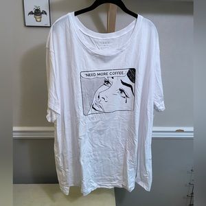 White Torrid graphic tee